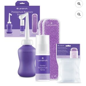 Lansinoh Postpartum Recovery Essentials Set in Purple